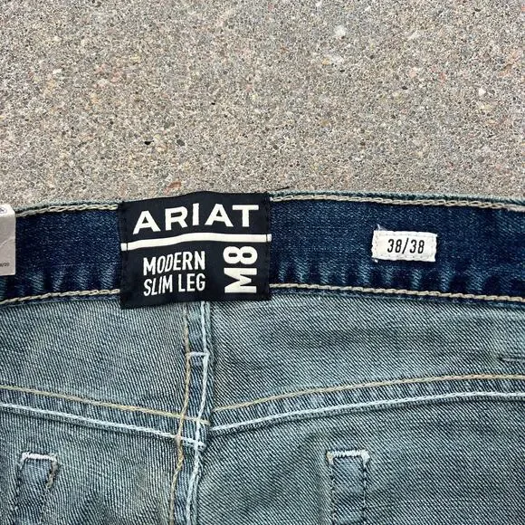 Ariat M8 Modern Judson Slim Leg Jeans 38x38 NWT 10041102
